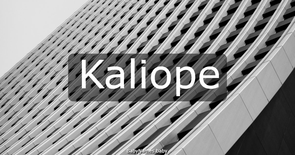 Kaliope
