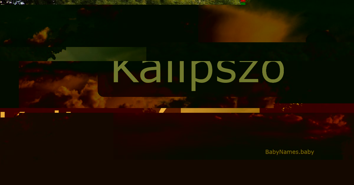 Kalipszó