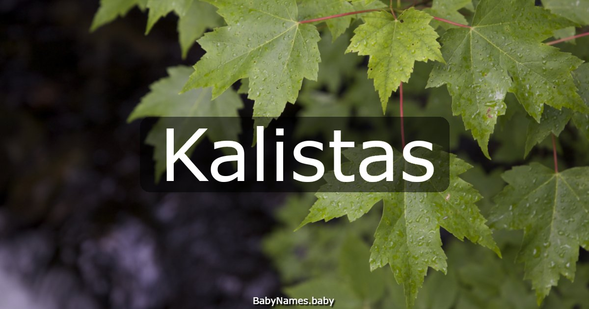 Kalistas