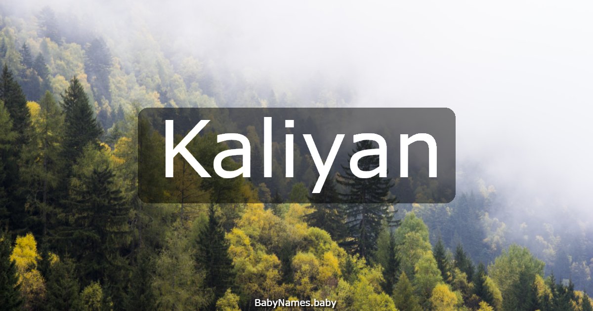 Kaliyan