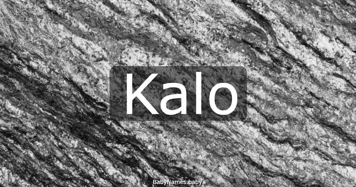 Kalo