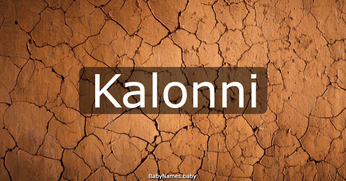 Kalonni