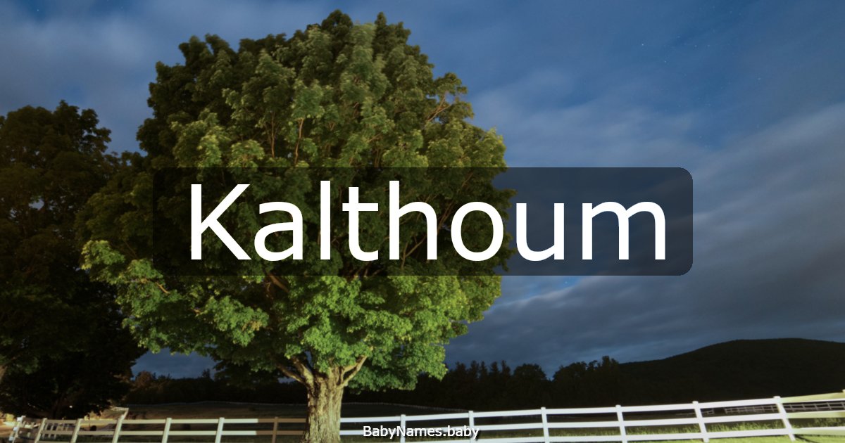 Kalthoum