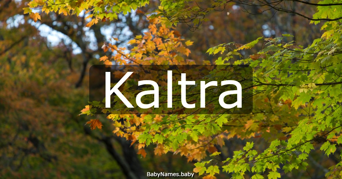 Kaltra
