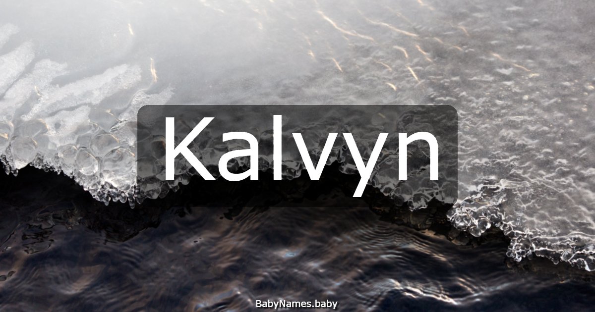 Kalvyn
