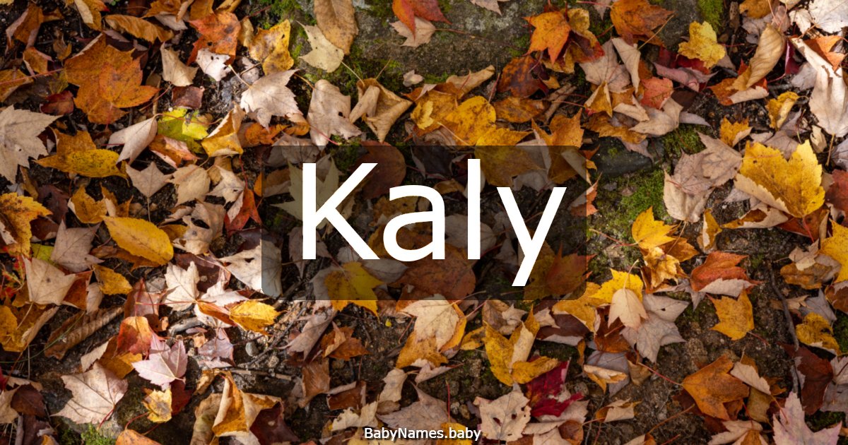 Kaly