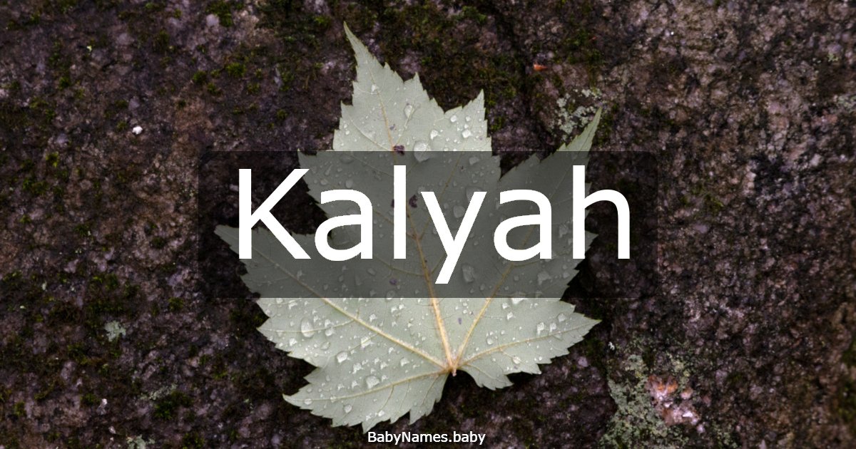 Kalyah