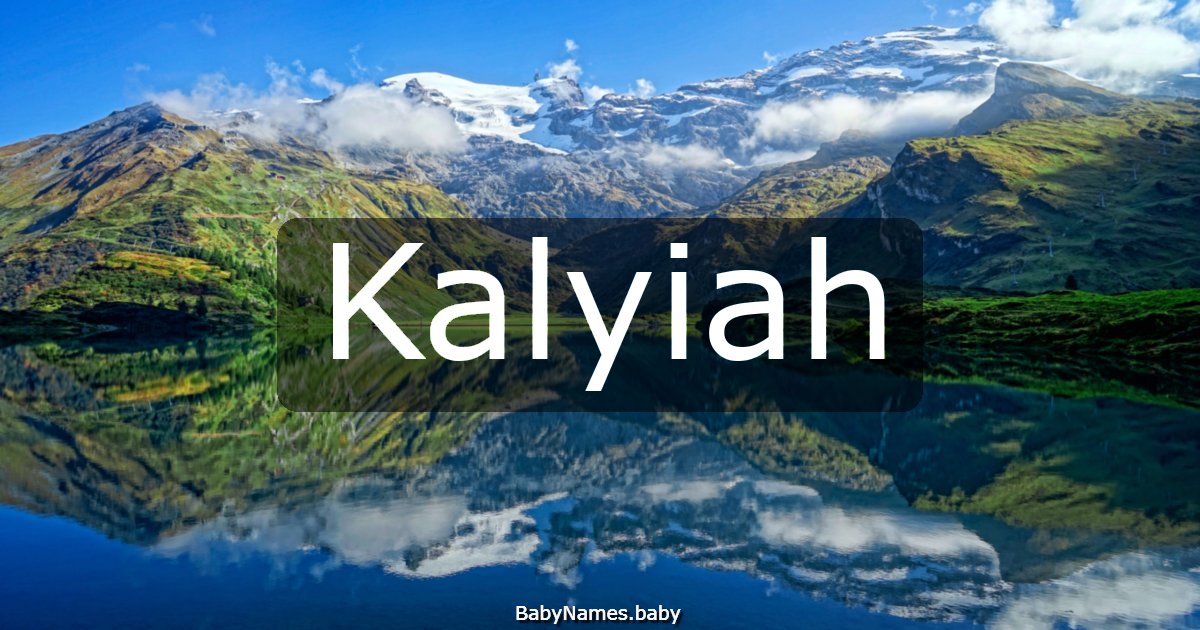 Kalyiah