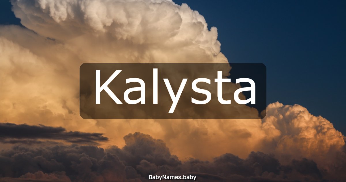 Kalysta