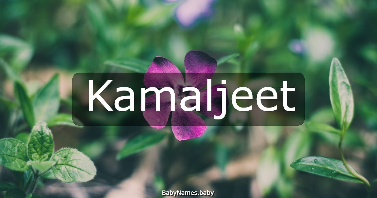 Kamaljeet