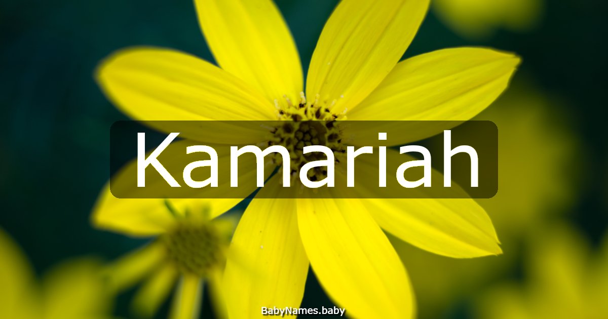 Kamariah
