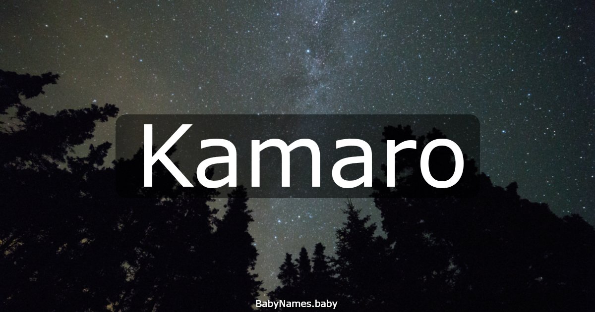 Kamaro