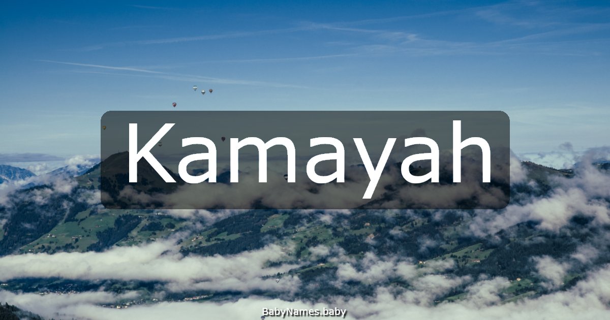 Kamayah