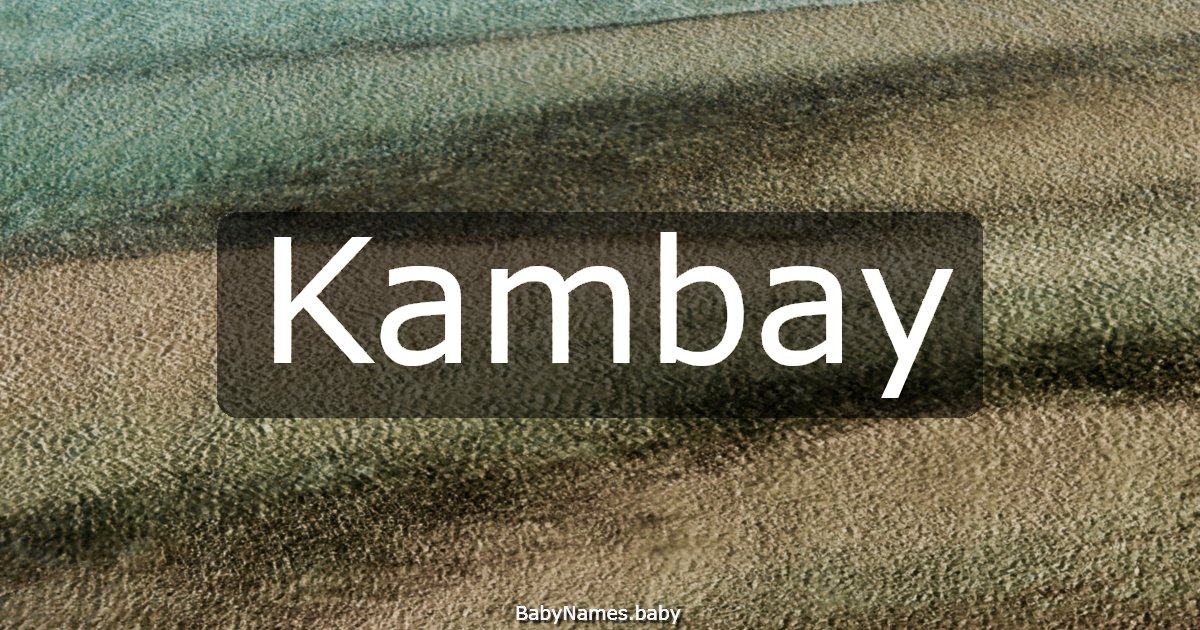 Kambay