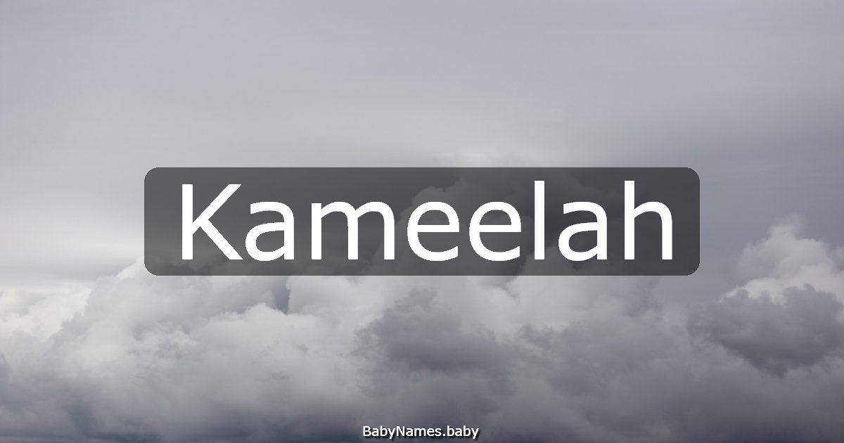 Kameelah