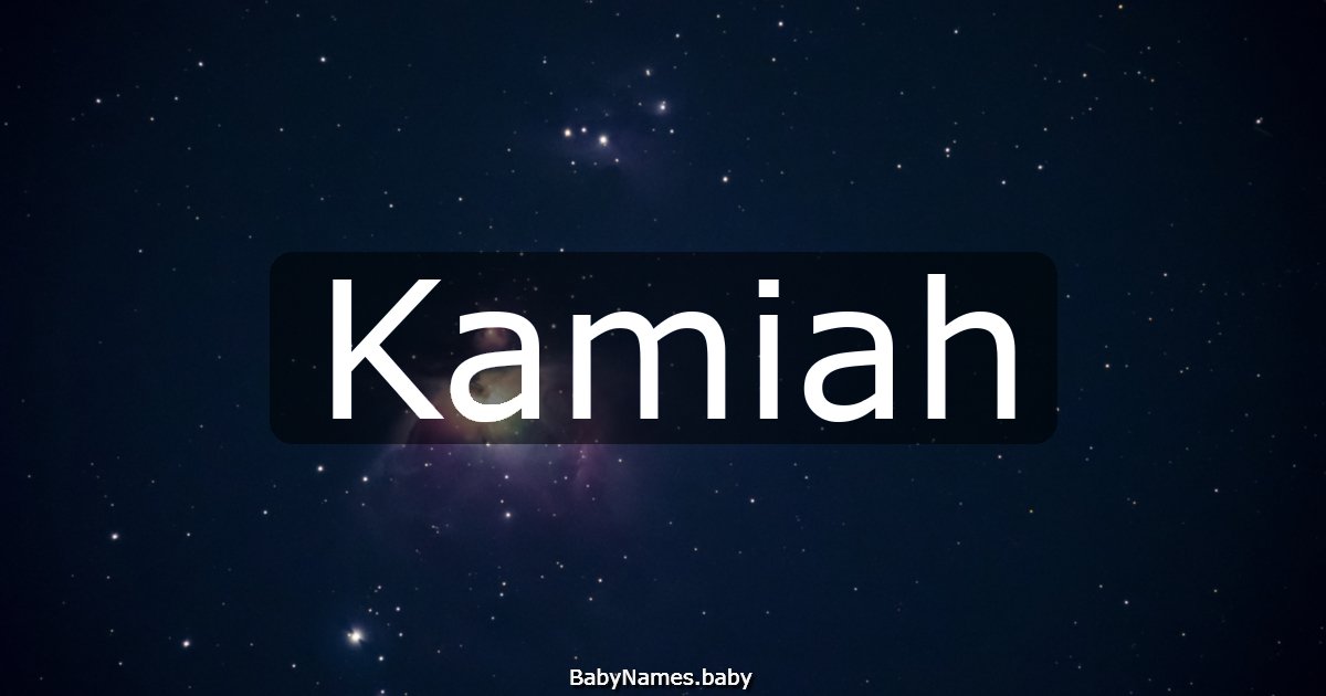 Kamiah