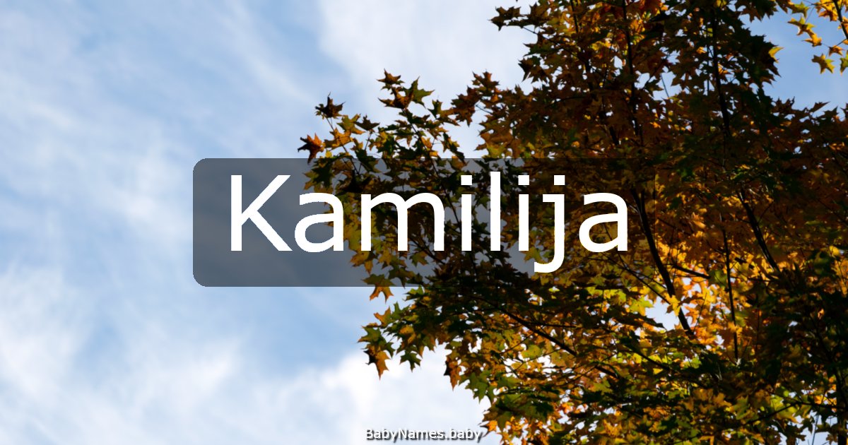 Kamilija