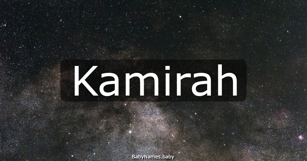 Kamirah