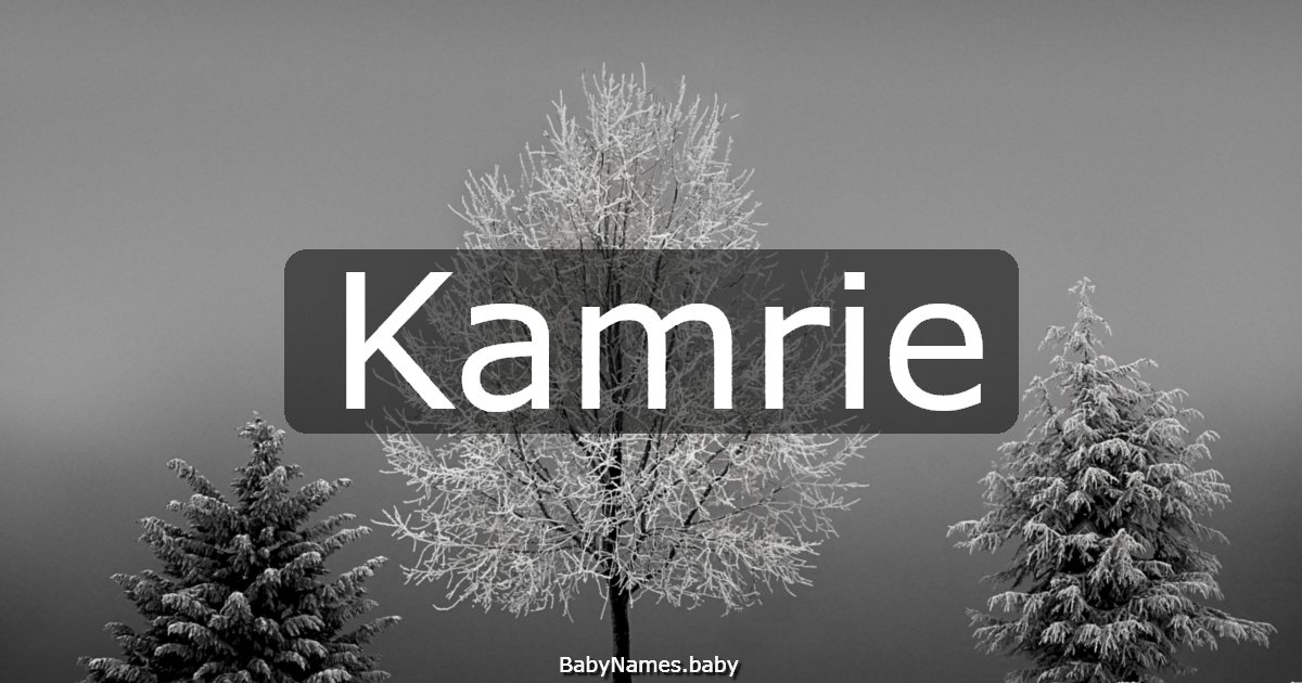 Kamrie