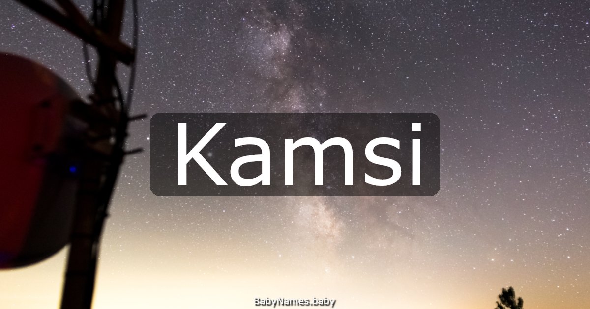 Kamsi