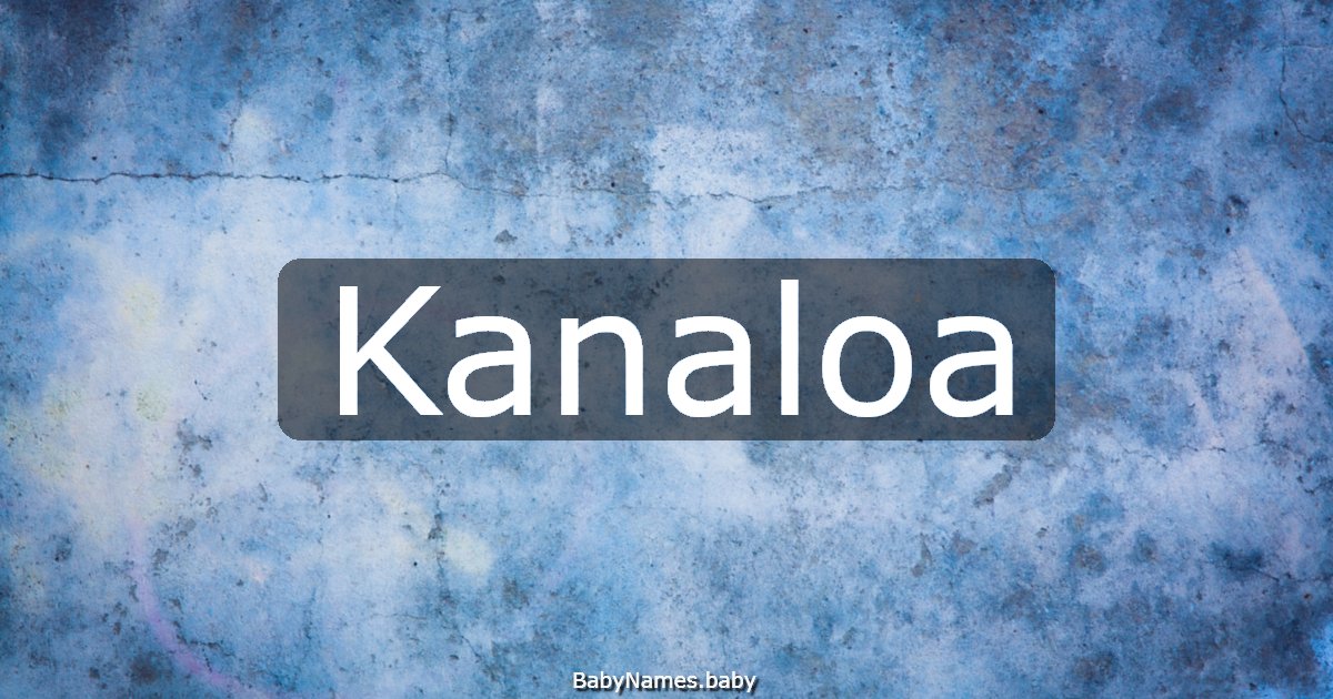 Kanaloa