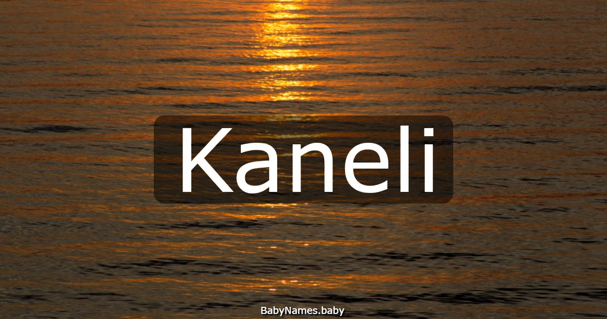 Kaneli