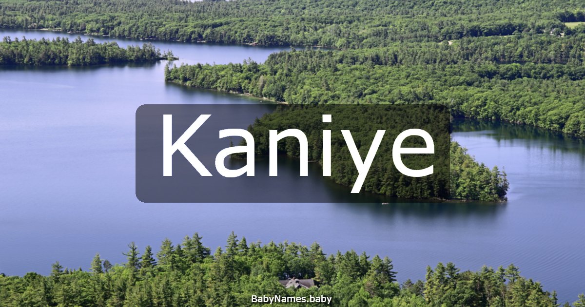 Kaniye