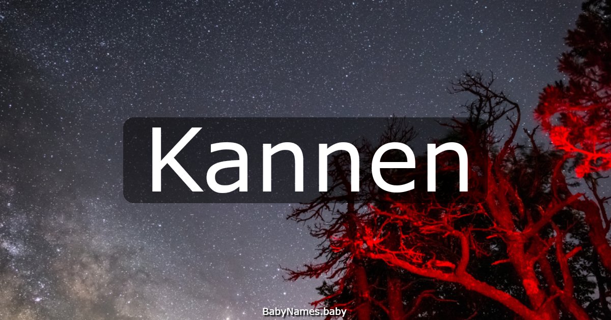 Kannen