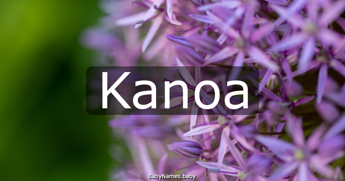 Kanoa