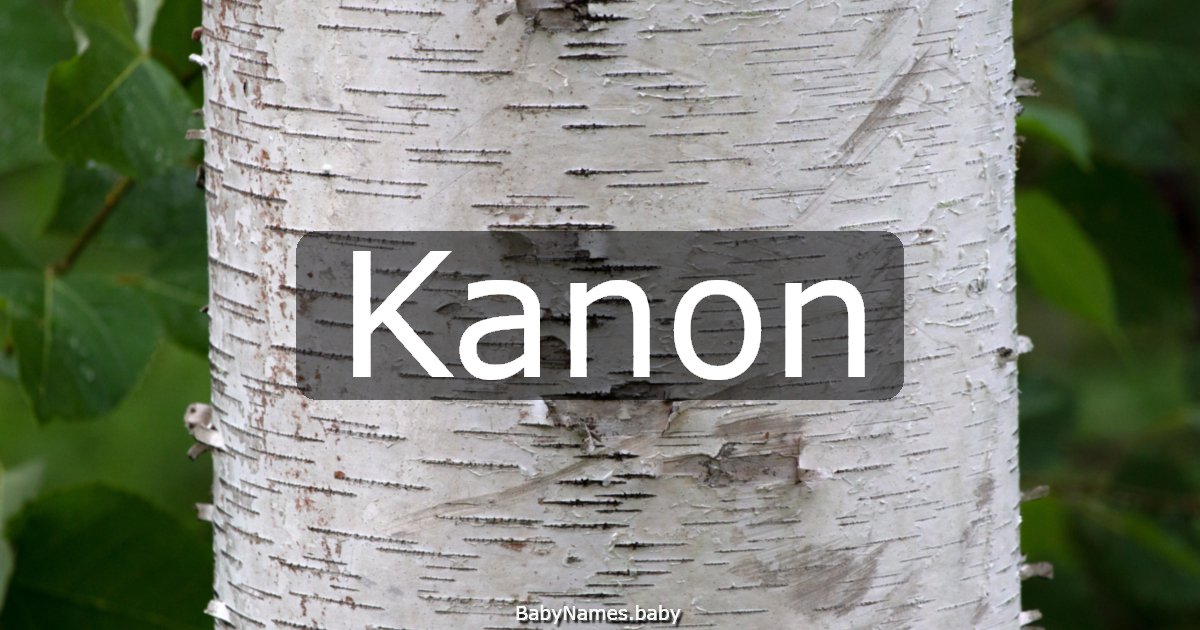 Kanon