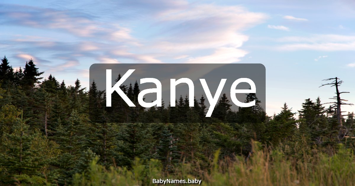 Kanye