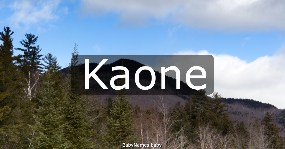 Kaone
