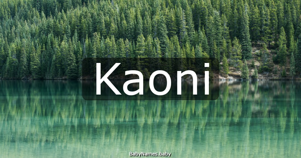 Kaoni