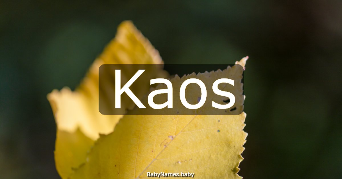 Kaos
