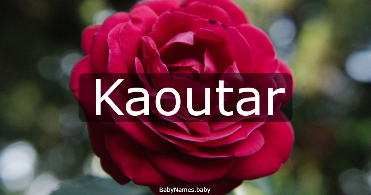 Kaoutar