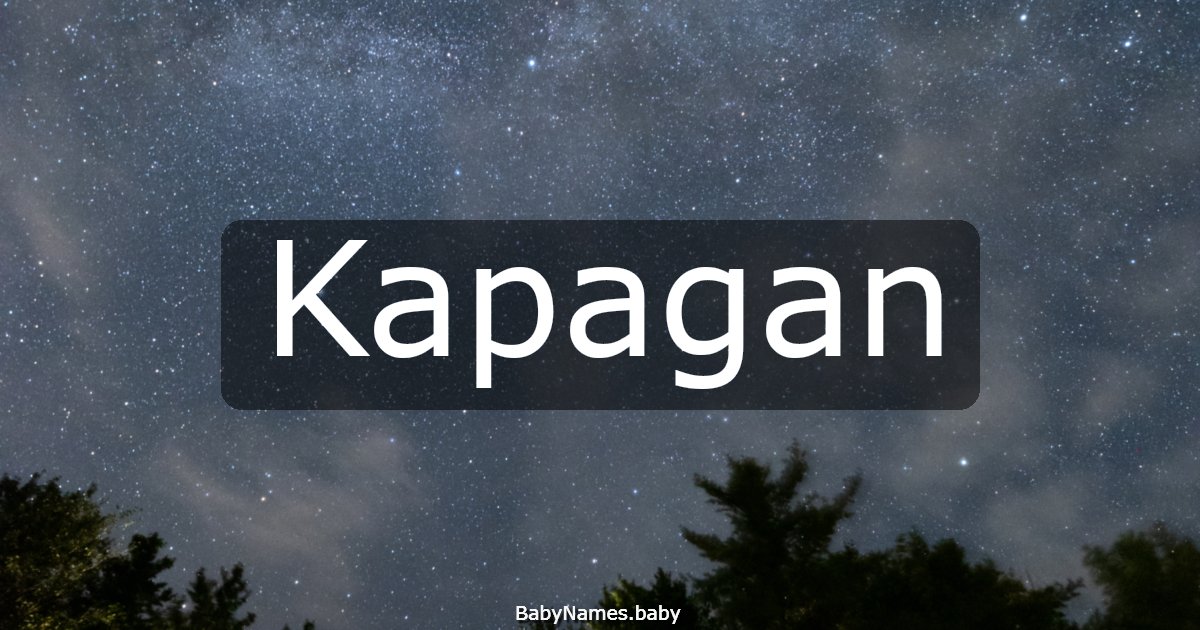 Kapagan