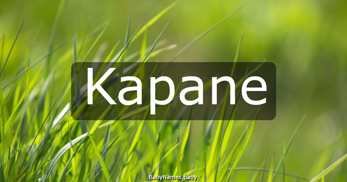 Kapane