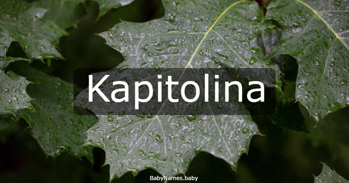Kapitolina