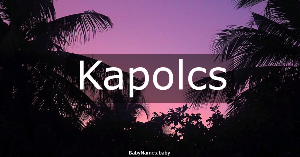 Kapolcs
