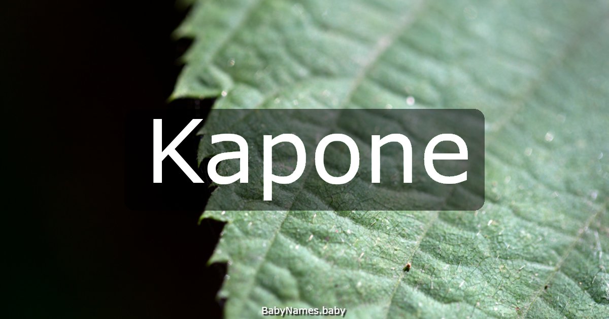 Kapone