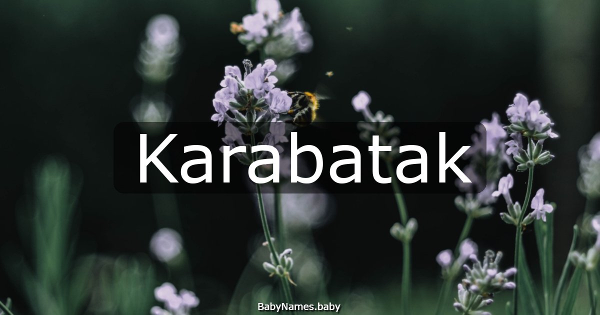 Karabatak