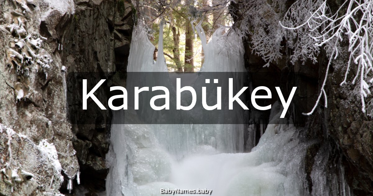 Karabükey