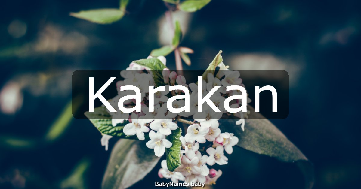 Karakan