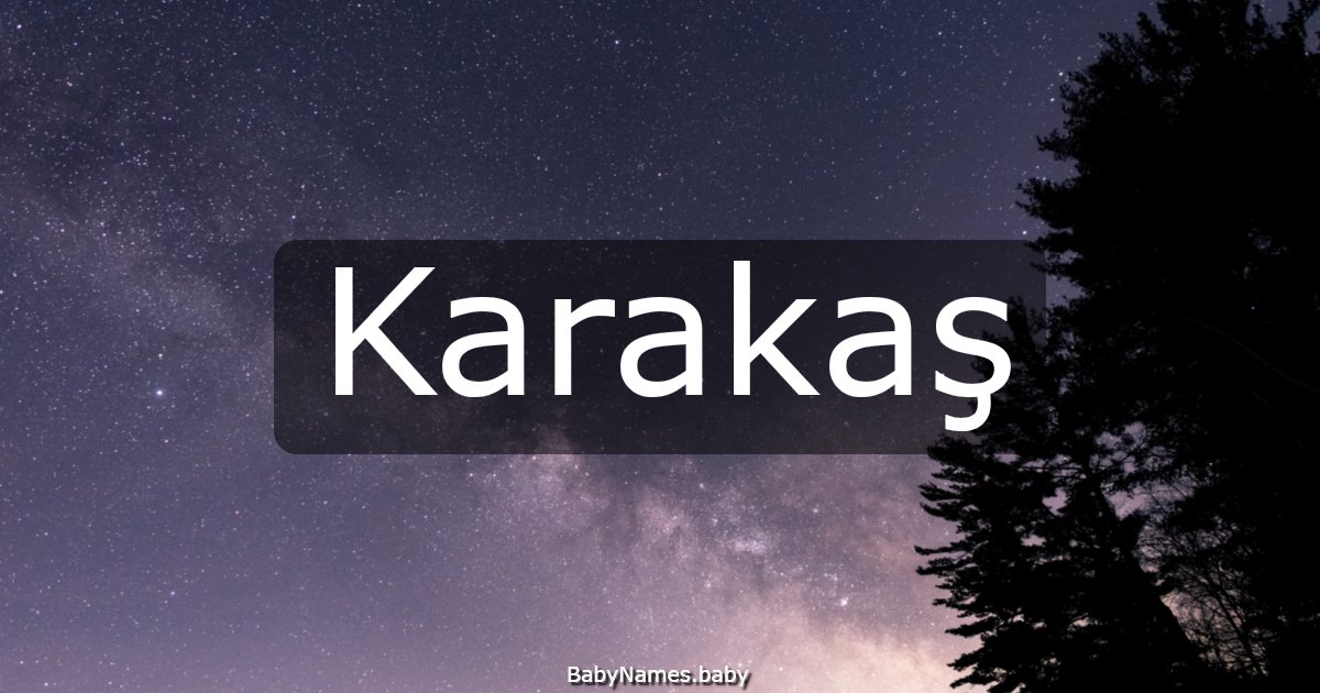 Karakaş
