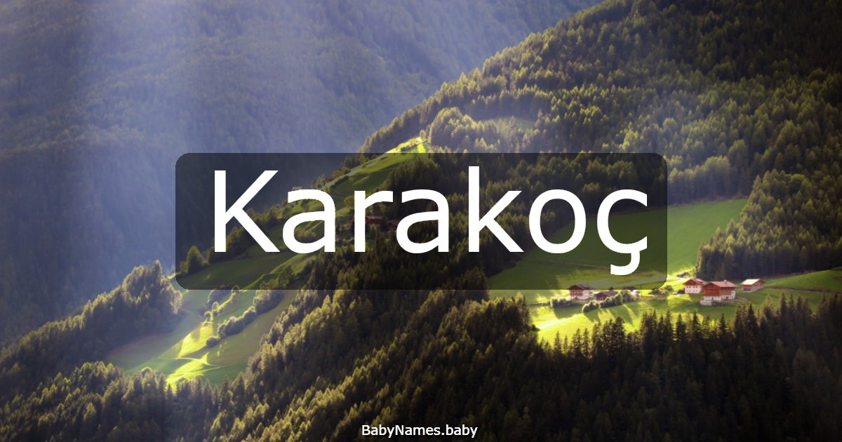 Karakoç