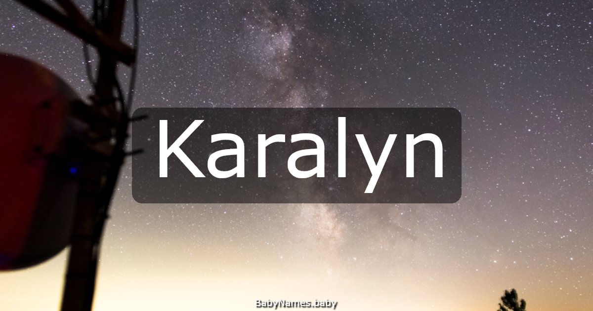 Karalyn