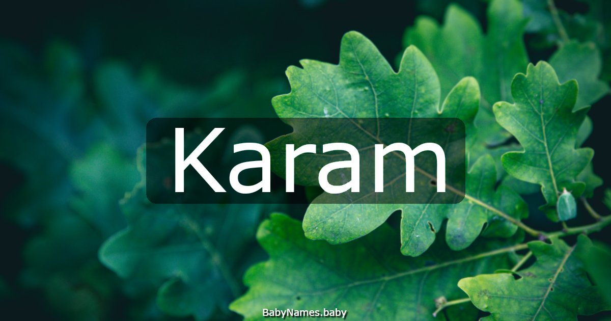 Karam