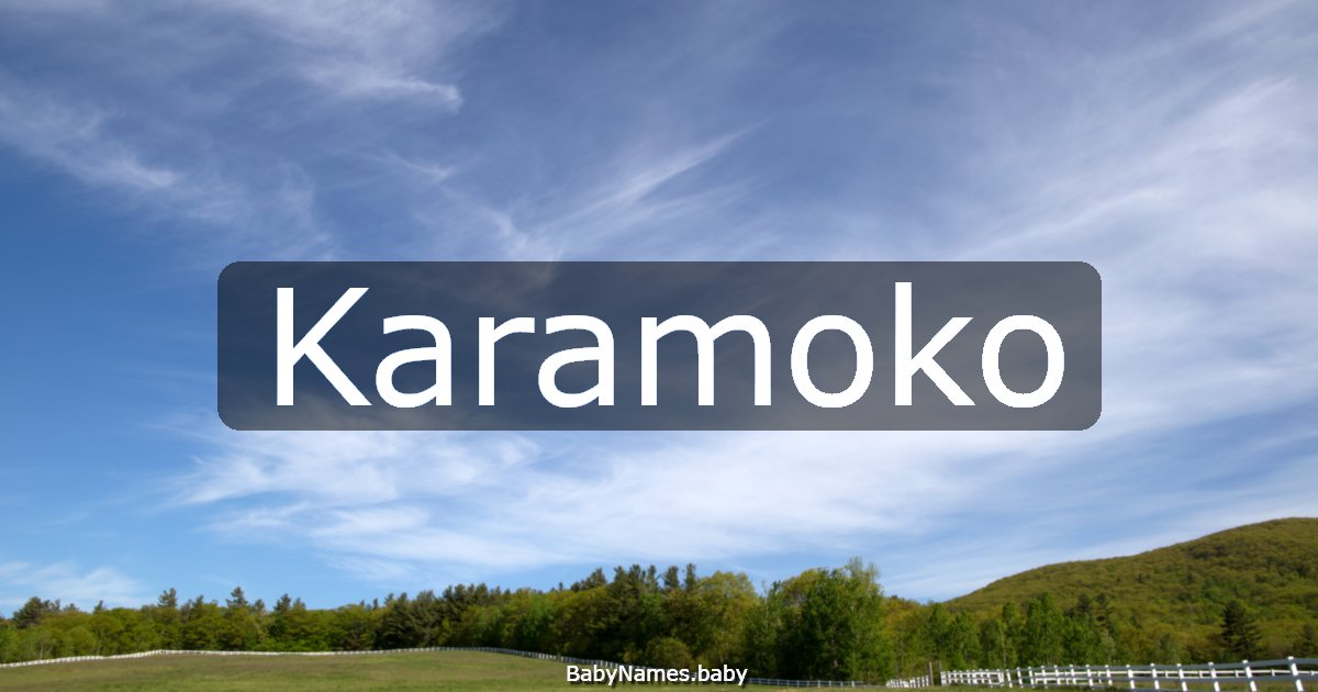 Karamoko