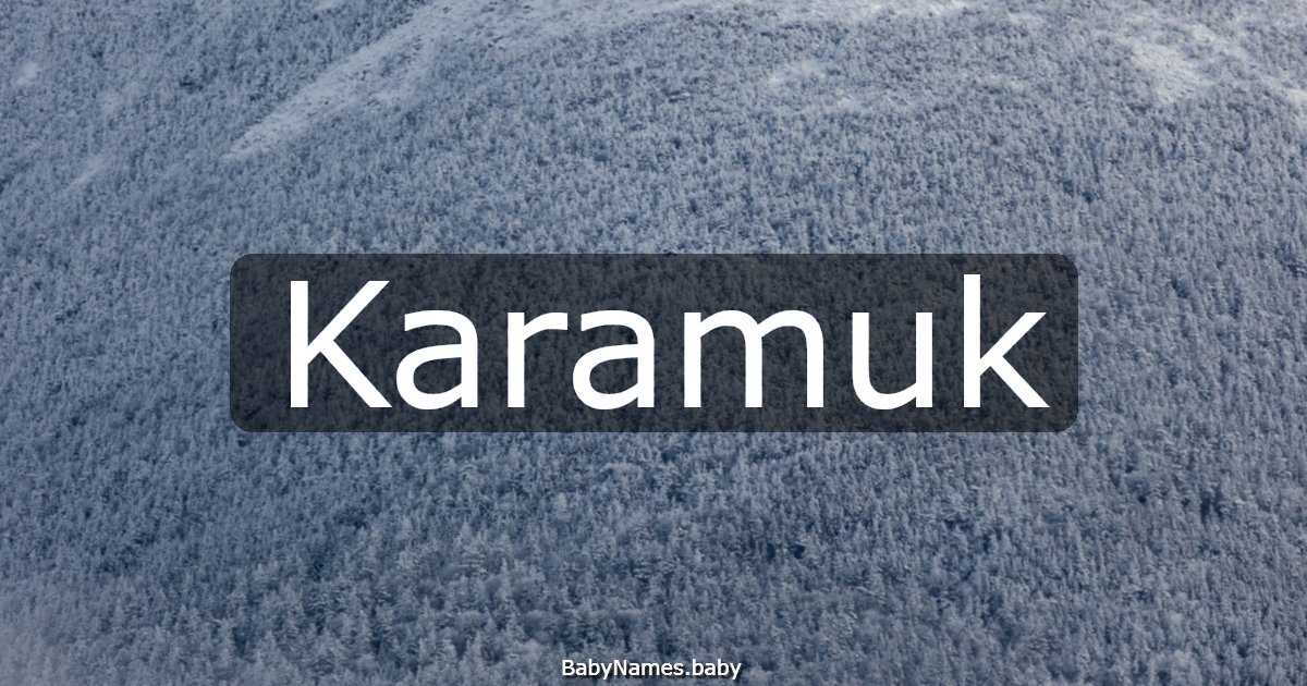 Karamuk