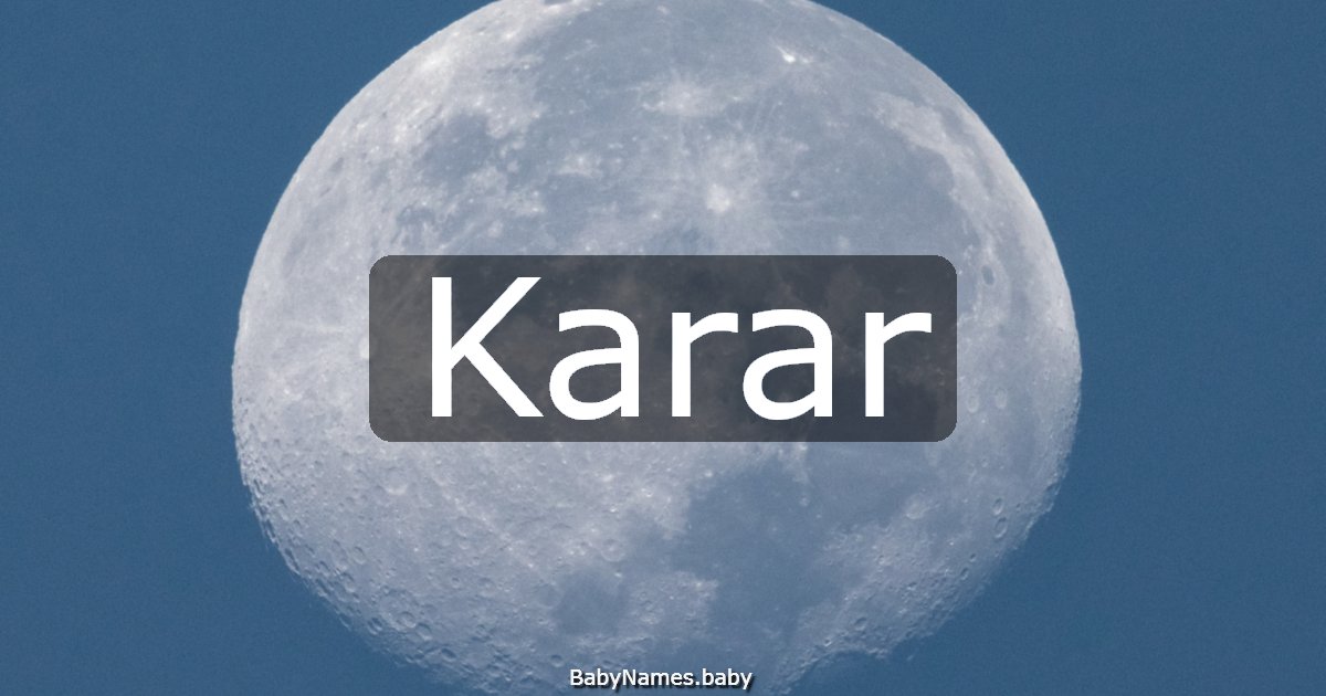 Karar